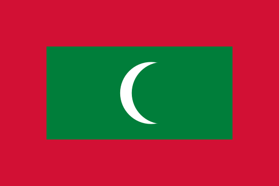 bandera de Maldives
