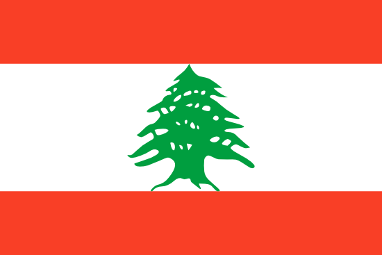 bandera de Líban