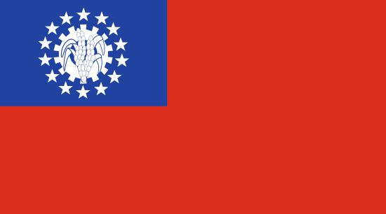 bandera de Myanmar - Birmnia