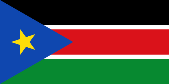 bandera de Sudan del sud